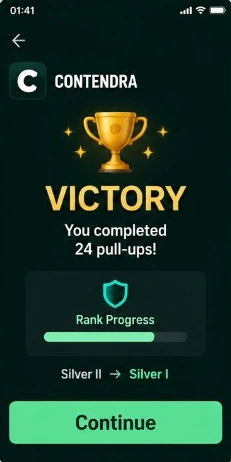 Contendra victory screen